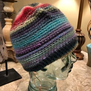 NWT multicolored wool winter hat. Warm!
